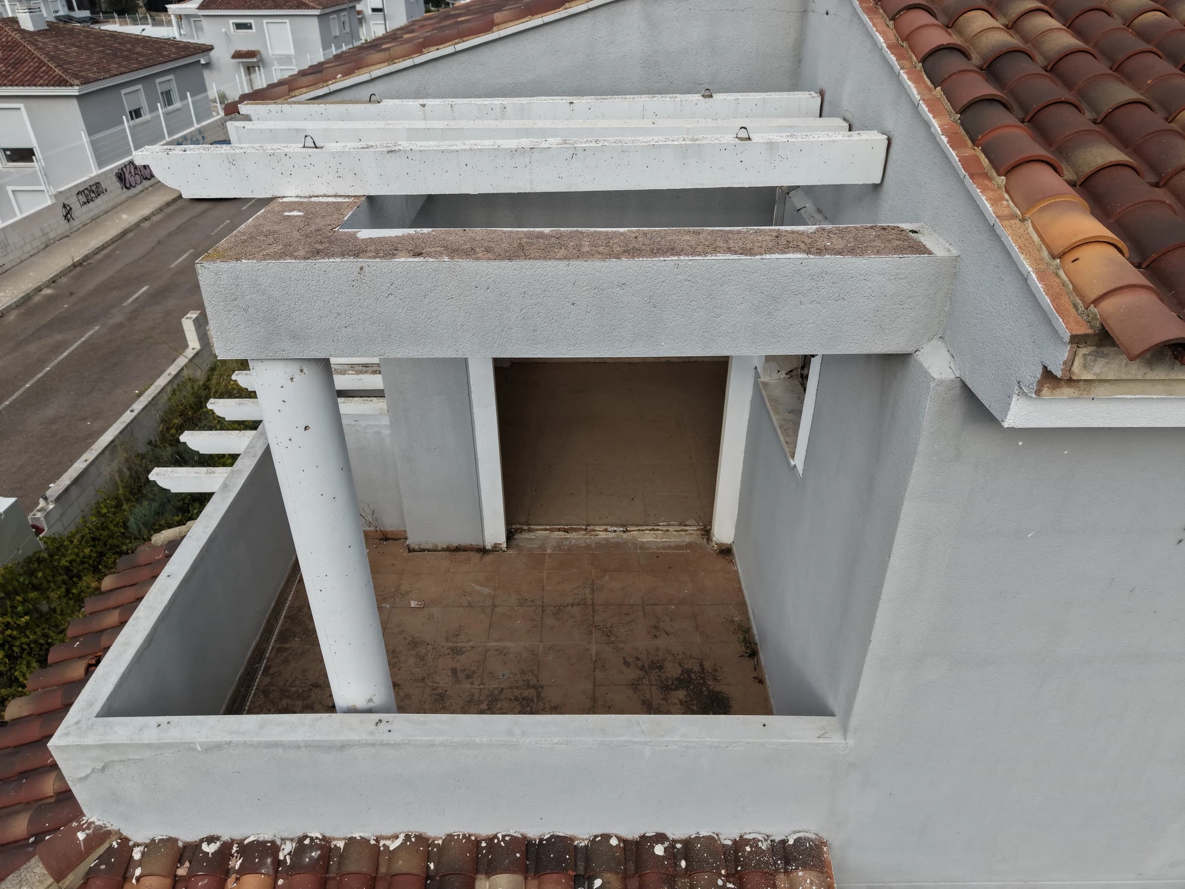Terraza de la planta superior